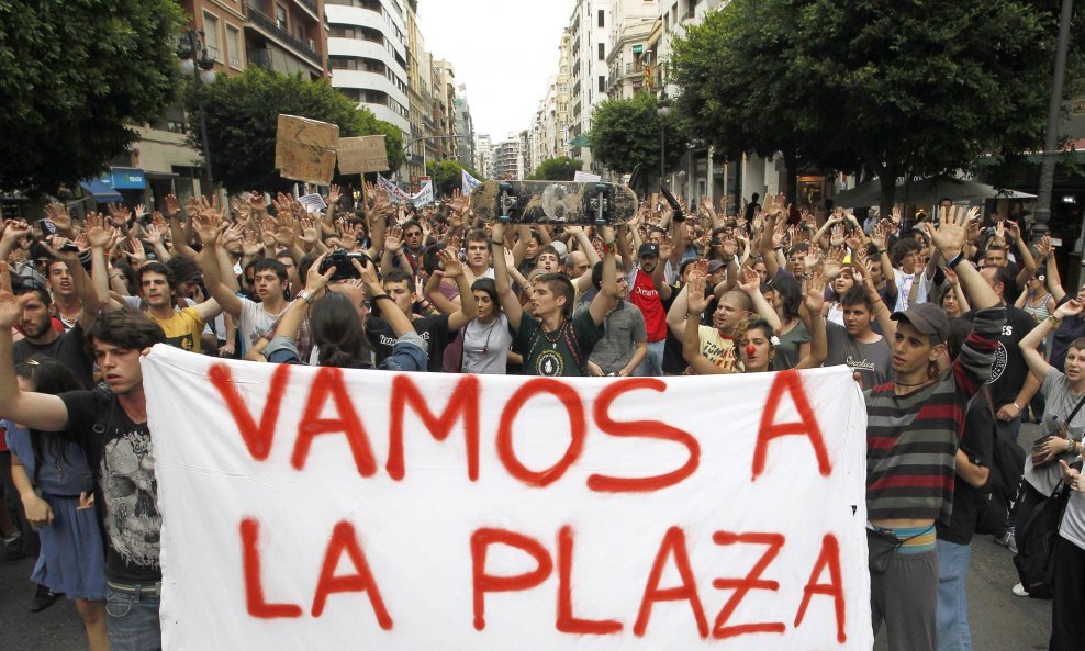 Španjolska prosvjed