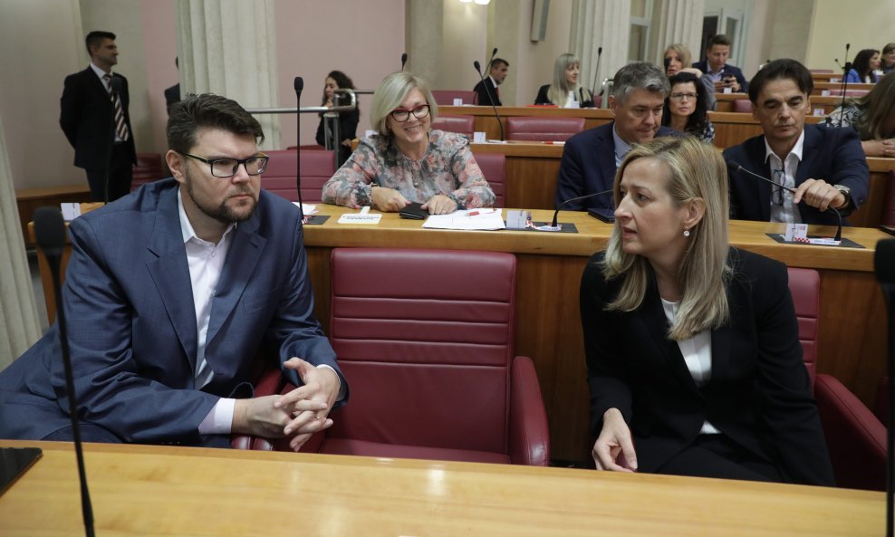 Peđa Grbin i Mirela Ahmetović