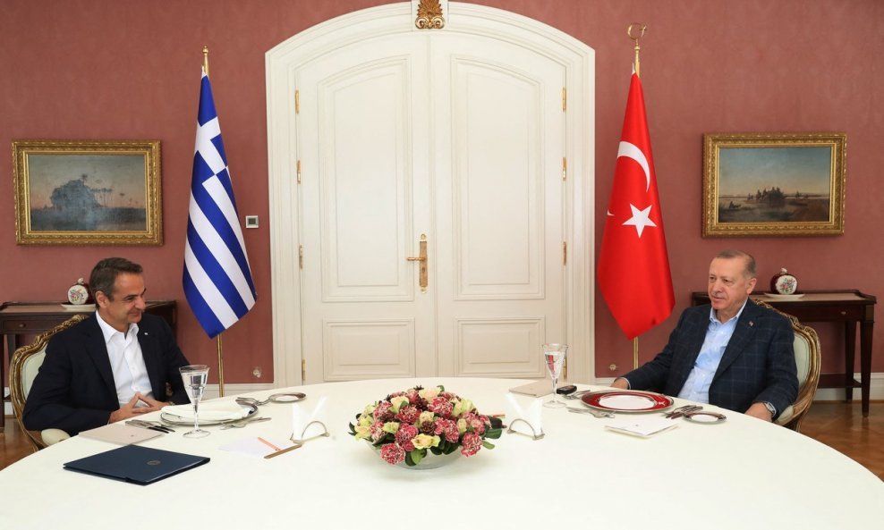 Kyriakos Mitsotakis i Recep Tayyip Erdogan