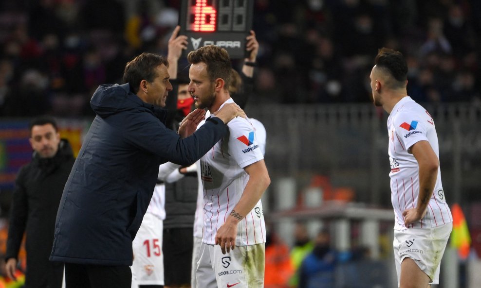 Julen Lopetegui i Ivan Rakitić