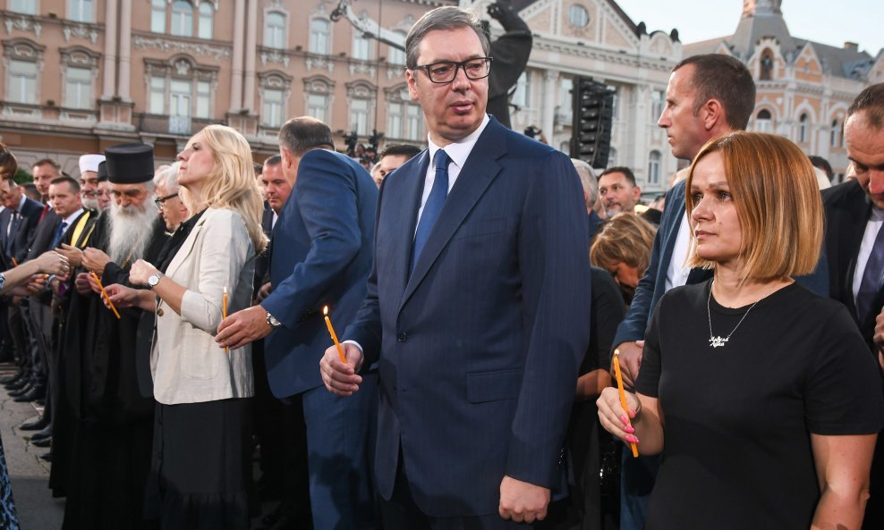 Aleksandar Vučić na obilježavanju obljetnice Oluje u Novom Sadu