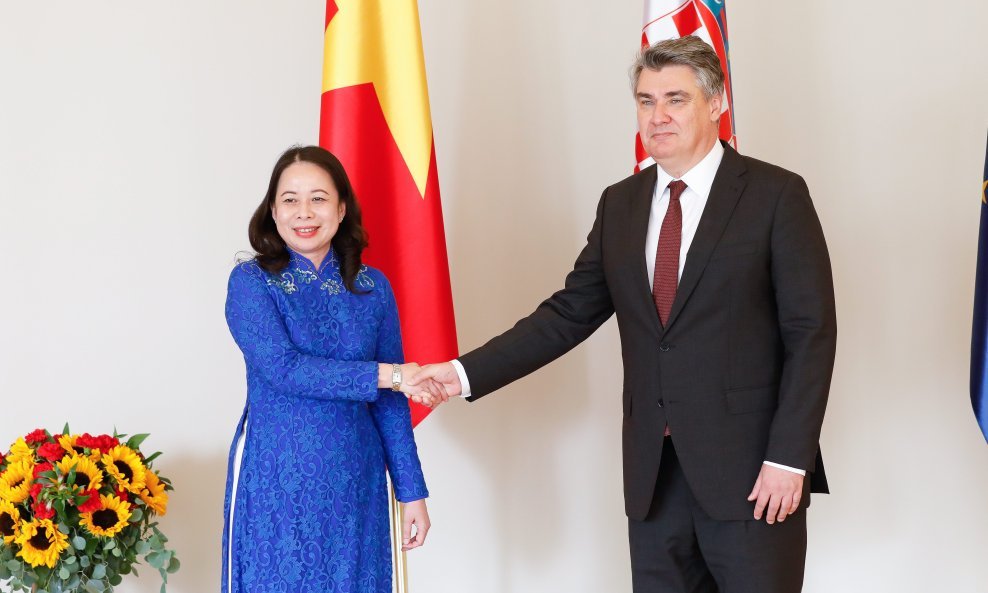 Vo Thị Anh Xuan i Zoran Milanović