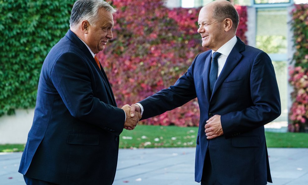 Viktor Orban i Olaf Scholz u Berlinu