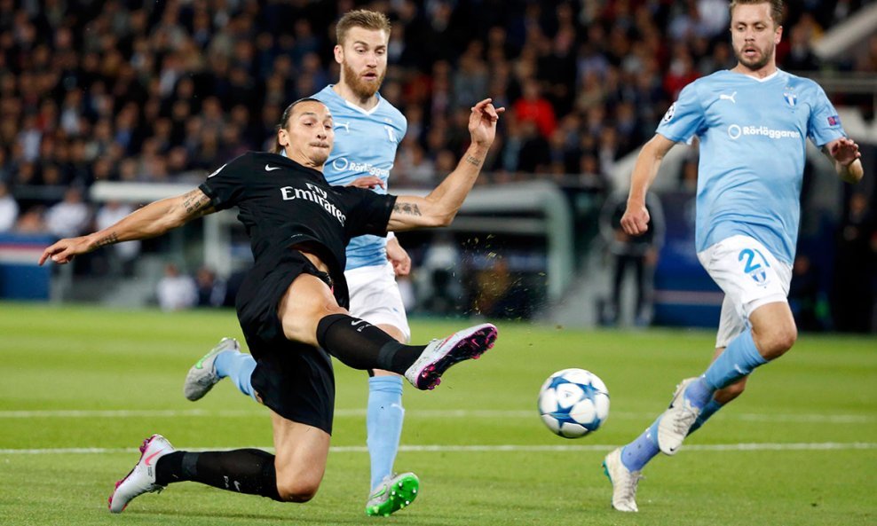 Paris SG - Malmo, Zlatan Ibrahimović, Rasmus Bengtsson