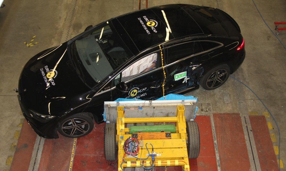 Mercedes-EQ EQE limuzina je automobil s najviše bodova testiranim od strane Euro NCAP-a do sada u svojim ocjenama potpomognute vožnje