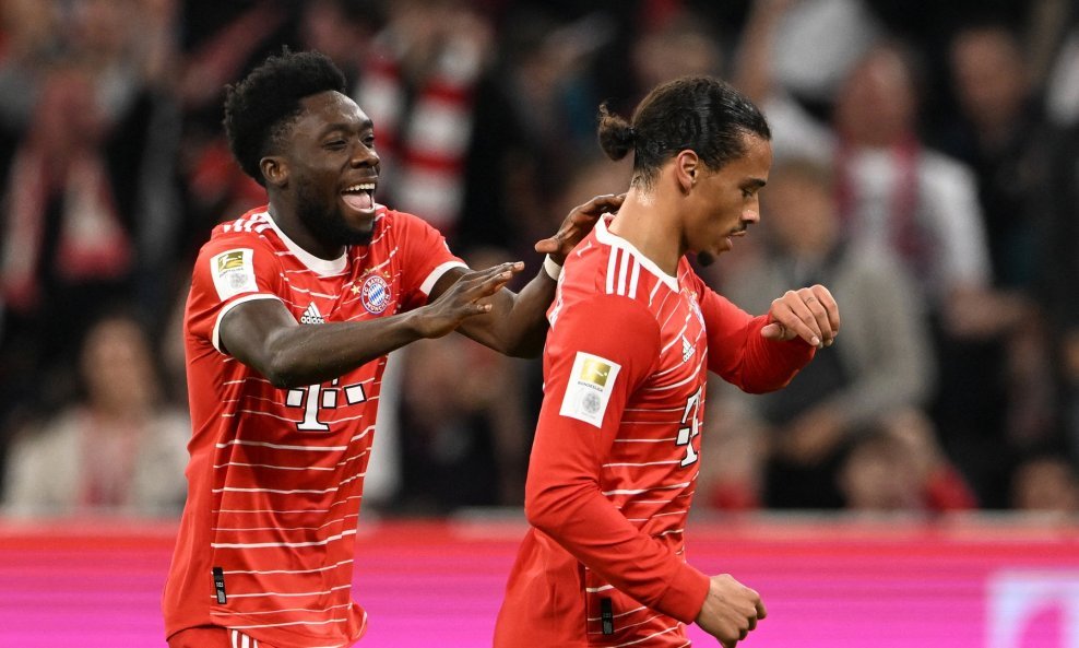 Alphonso Davies i Leroy Sane