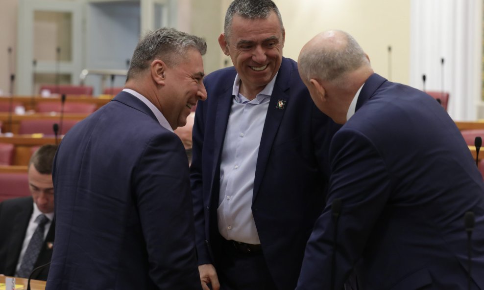 Franko Vidović, Stipo Mlinarić, Branko Bačić