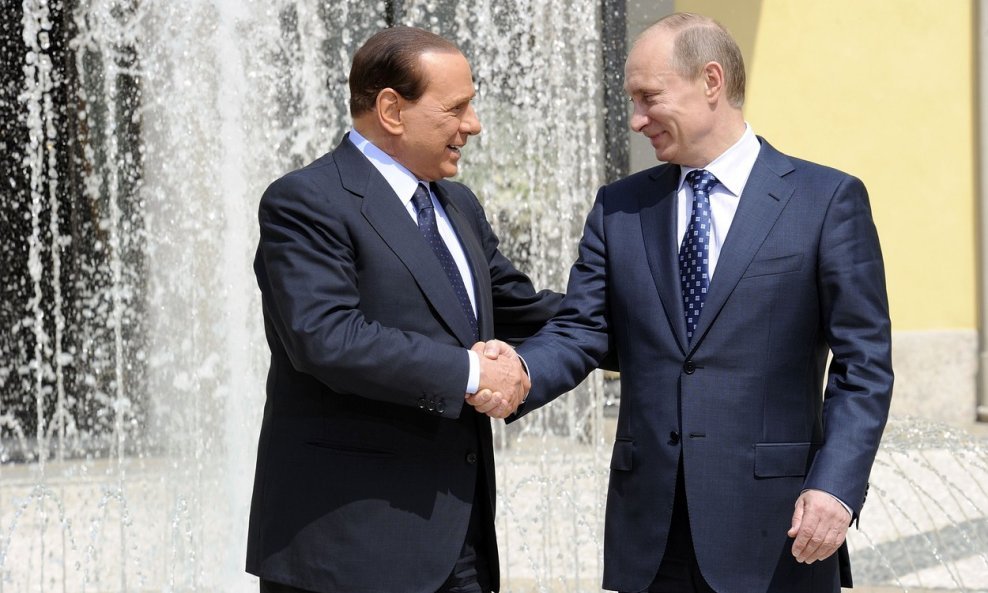 Silvio Berlusconi i Vladimir Putin