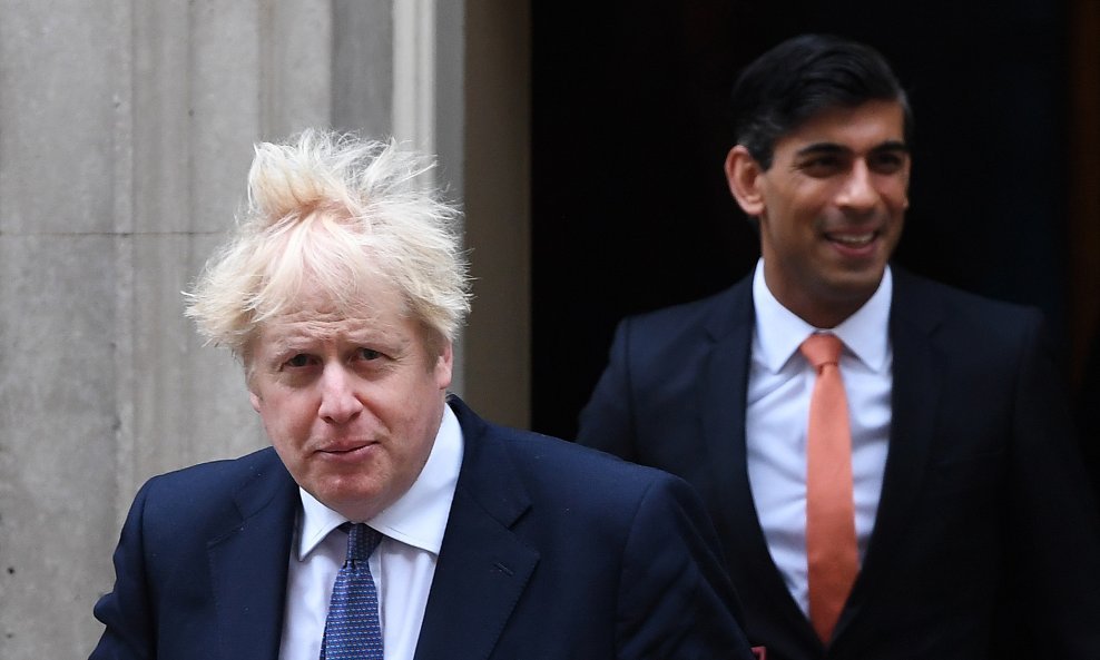 Boris Johnson i Rishi Sunak