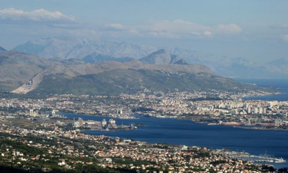 Split Kaštela panorama
