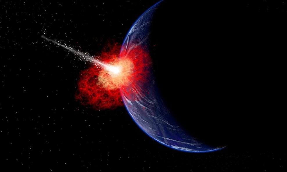 Asteroid - ilustracija