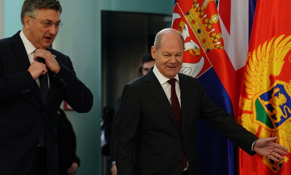 Andrej Plenković i Olaf Scholz