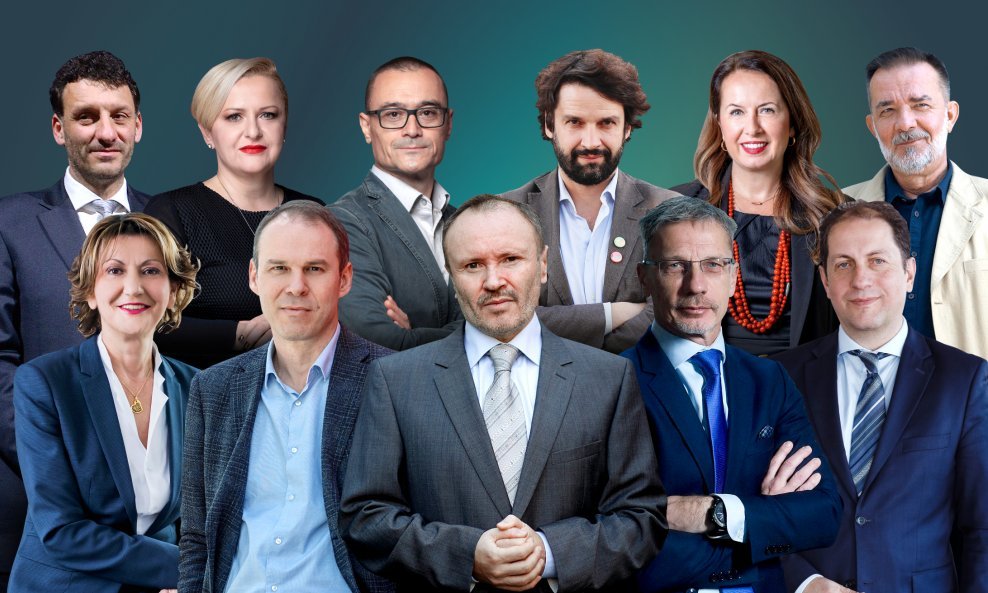 Roberto Kutić, Ivana Gažić, Vedran Bilas, Boris Jokić, Irena Weber, Renato Baretić, Martina Dalić, Kostas Nebis, Željko Lovrinčević,Boris Vujčić, Christoph Schoefboeck