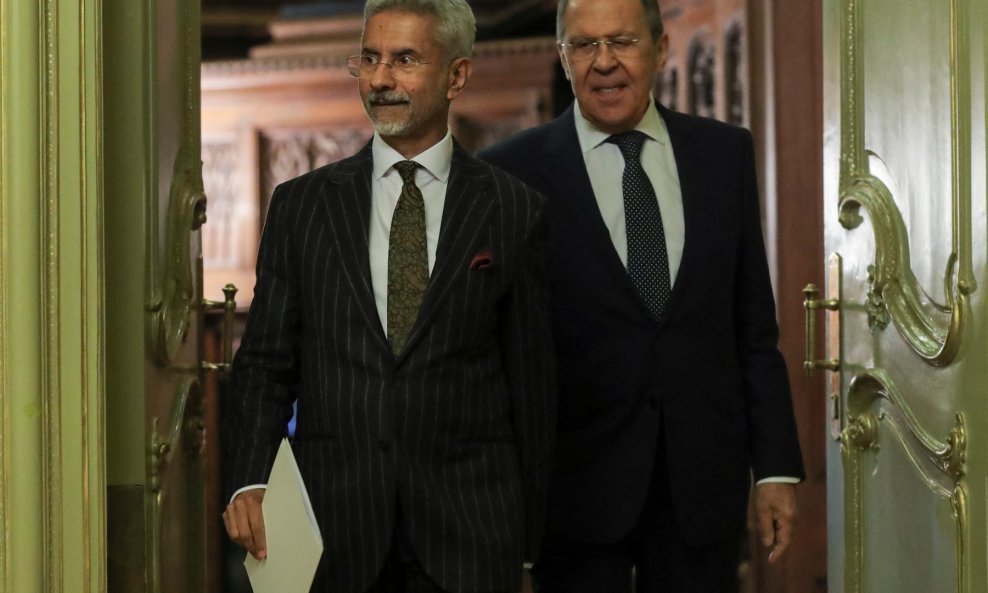 Indijski ministar vanjskih poslova Subrahmanyam Jaishankar i ruski mu kolega Sergej Lavrov