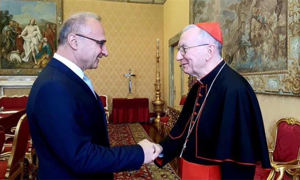 Gordan Grlić Radman i Pietro Parolin