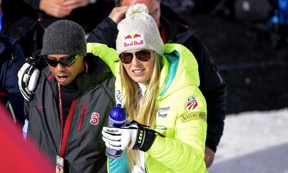 Tiger Woods i Lindsey Vonn