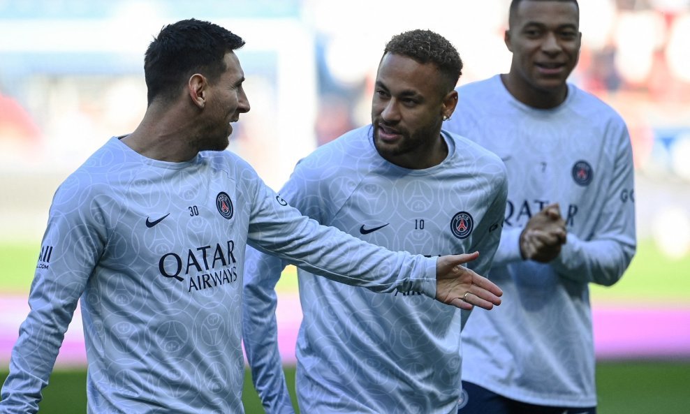 Slijeva: Messi, Neymar, Mbappe