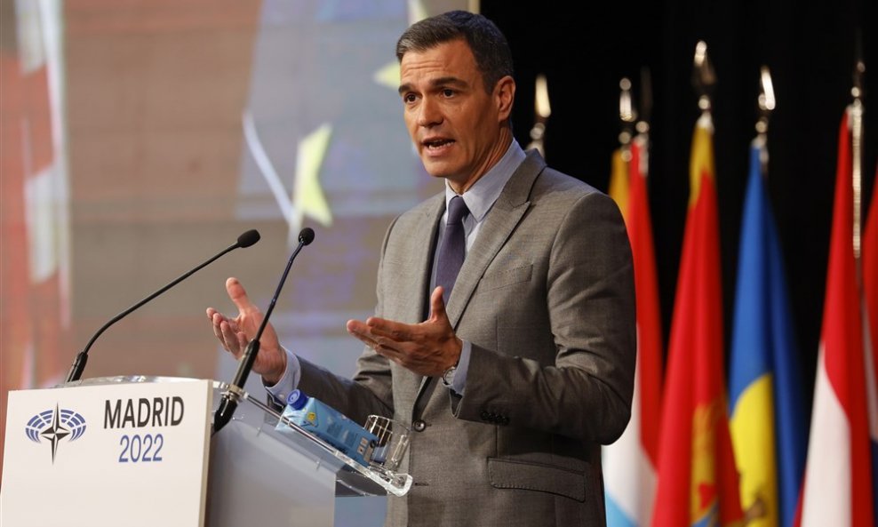 Pedro Sanchez na Parlamentarnoj skupštini NATO-a u Madridu