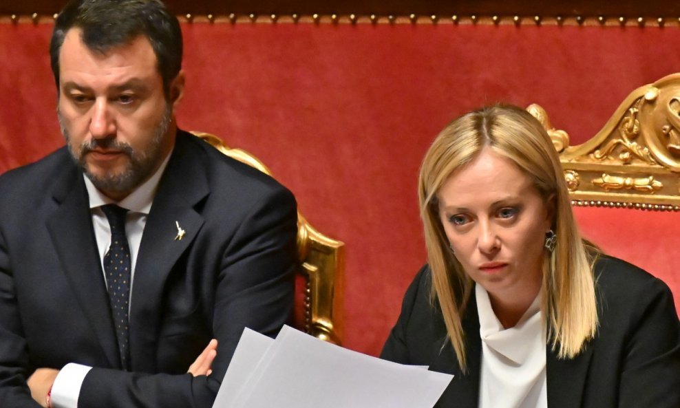 Matteo Salvini i Giorgia Meloni