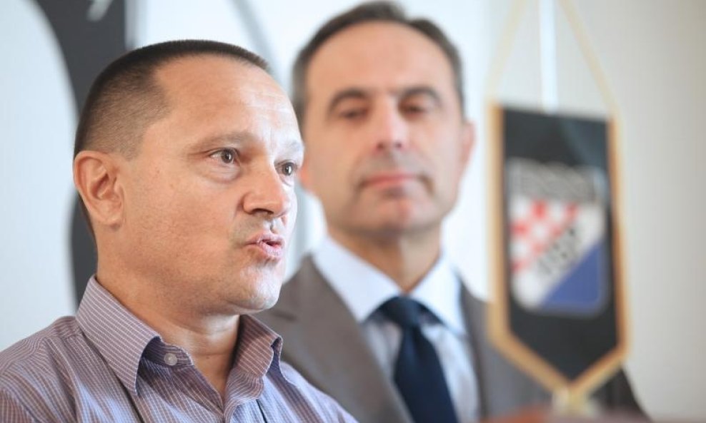 Branko Borković alias Mladi Jastreb i Daniel Srb