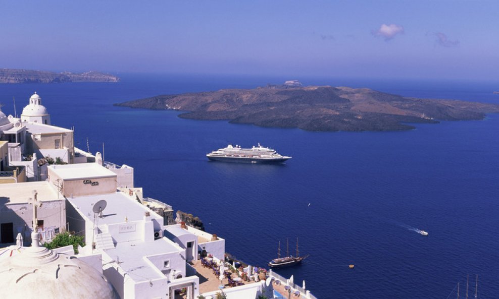 Santorini otok Grčka