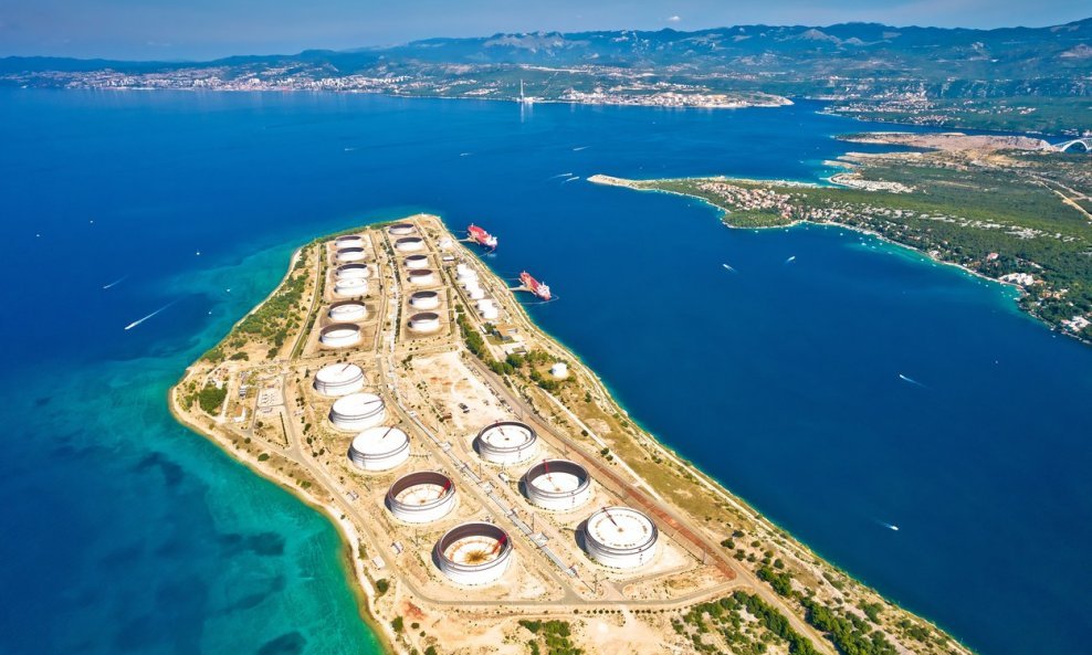 LNG terminal na Krku - ilustracija