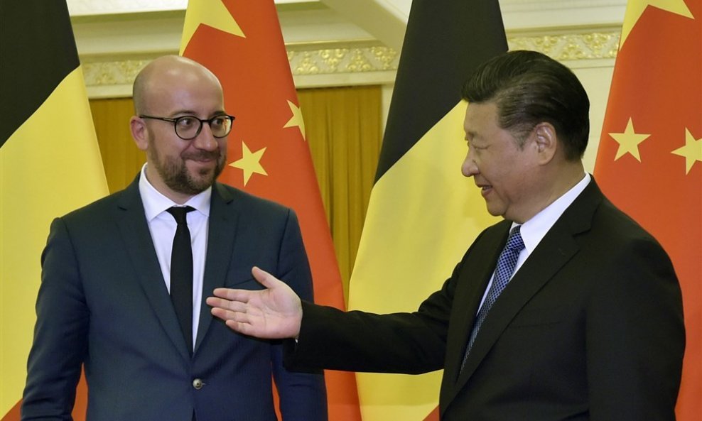 Charles Michel i Xi Jinping u Pekingu