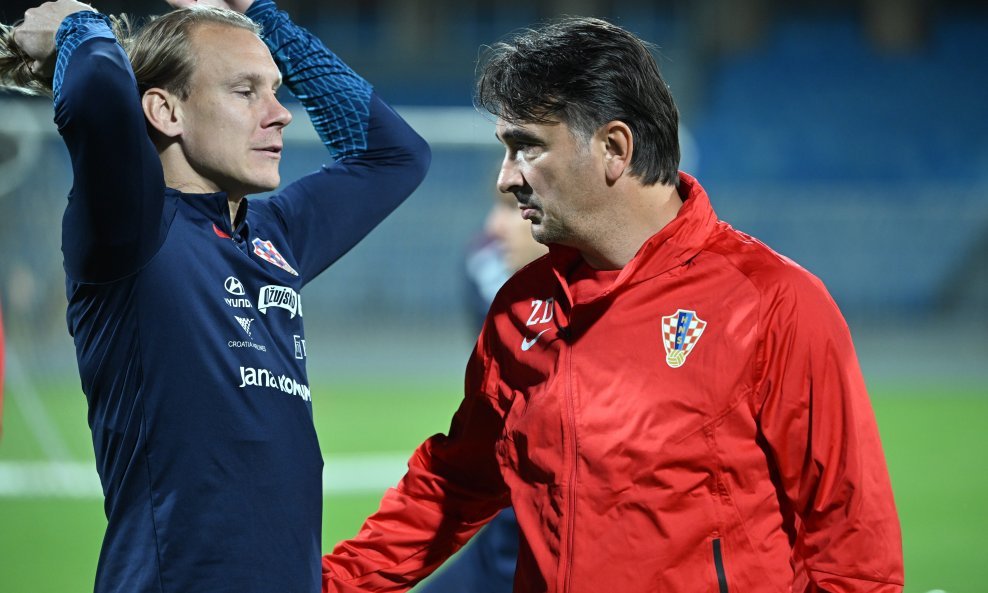 Domagoj Vida i Zlatko Dalić