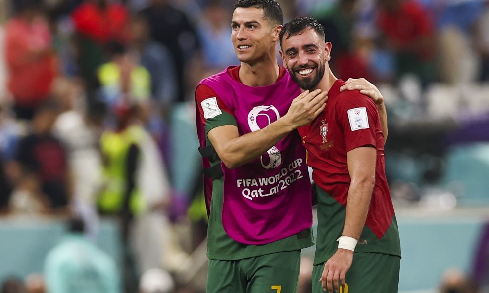 Cristiano Ronaldo i Bruno Fernandes