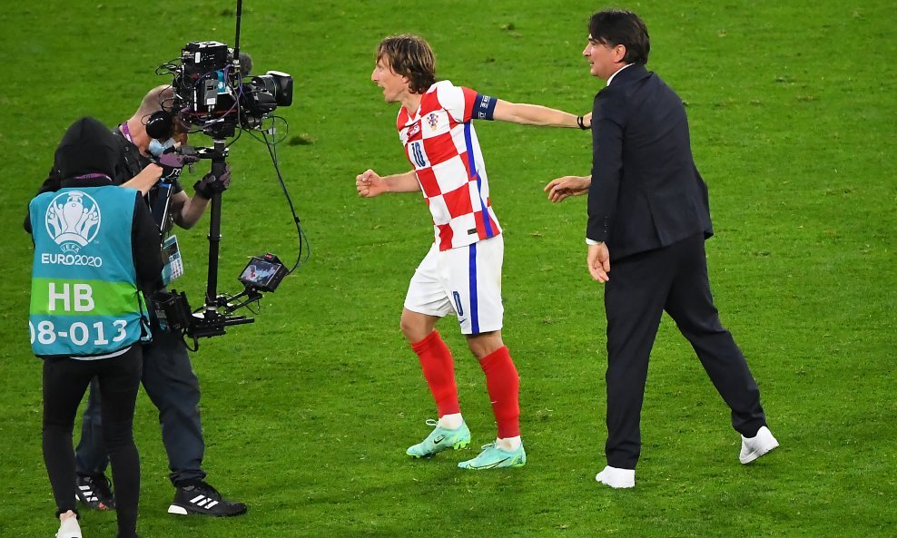 Luka Modrić i Zlatko Dalić