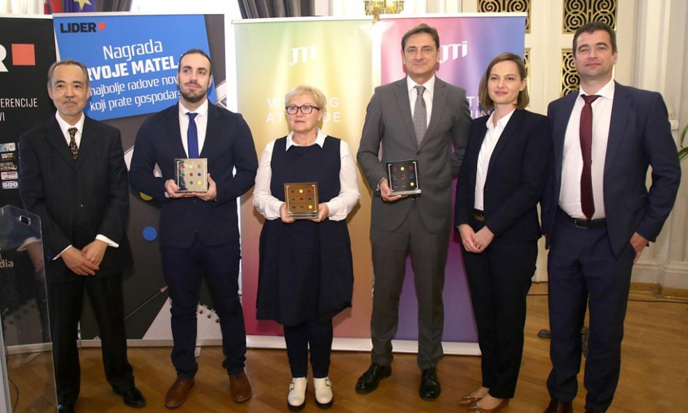 Nagrada Hrvoje Mateljić 2022. Iso Masato, Matija Mlinarić, Manuela Tašler, Željko Kardum, Bojana Božanić Ivanović i Andrei Poliakov