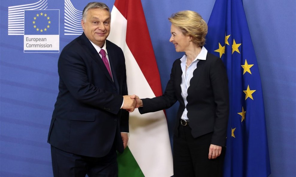 Viktor Orban i Ursula von der Leyen