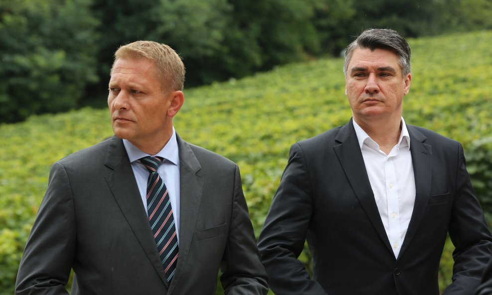Krešo Beljak i Zoran Milanović