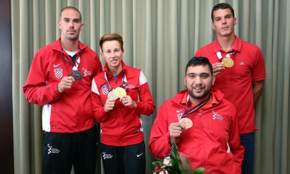 Osvajači medalja sa SP-a Mikela Ristoski, Branimir Budetić, Zoran Talić i Velimir Sandor
