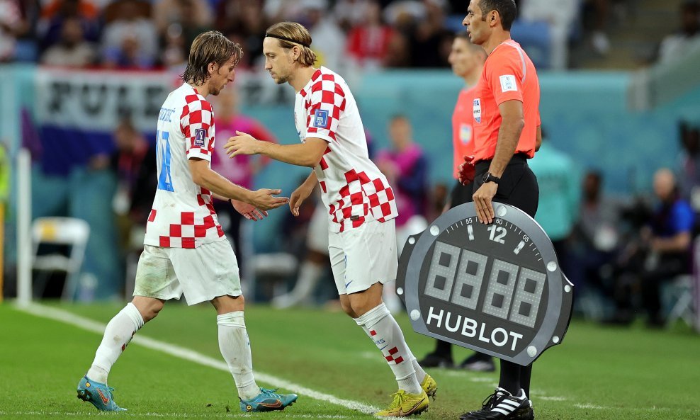 Luka Modrić i Lovro Majer