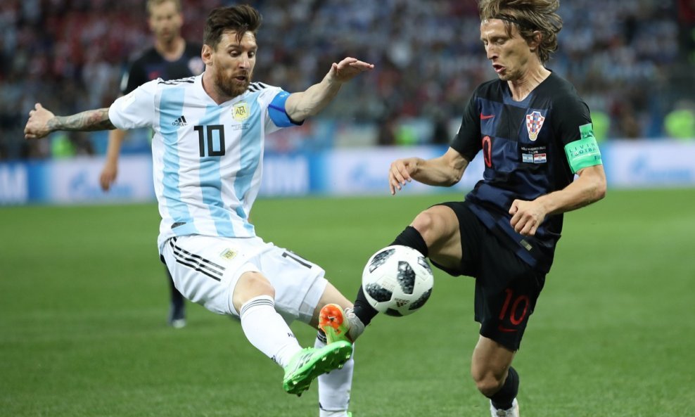 Leo Messi i Luka Modrić