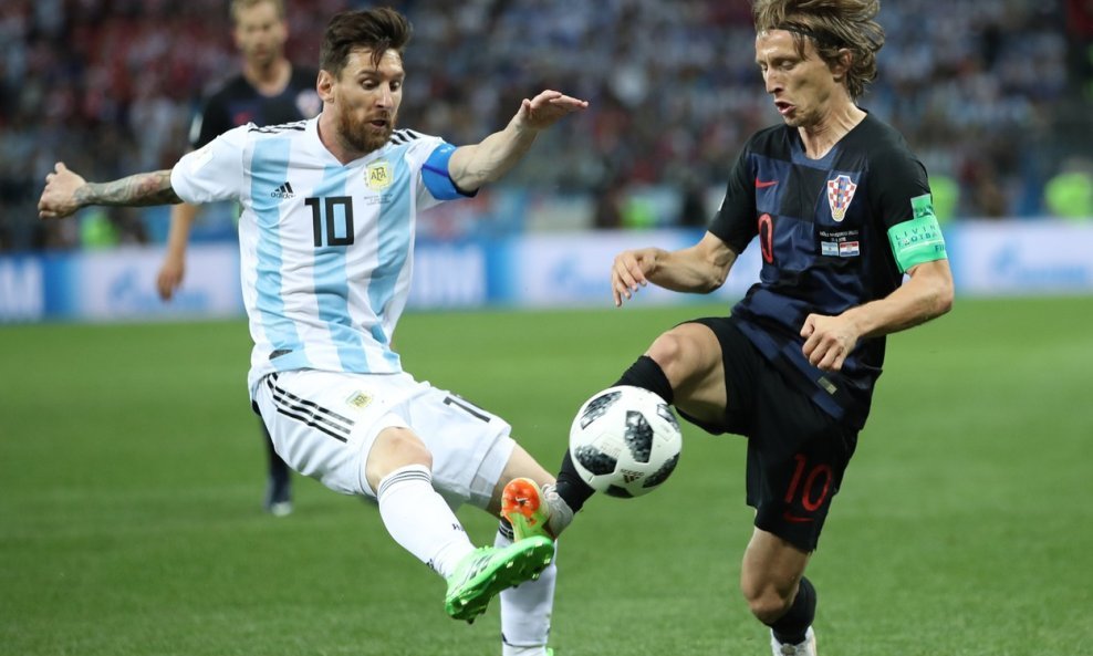 Leo Messi i Luka Modrić