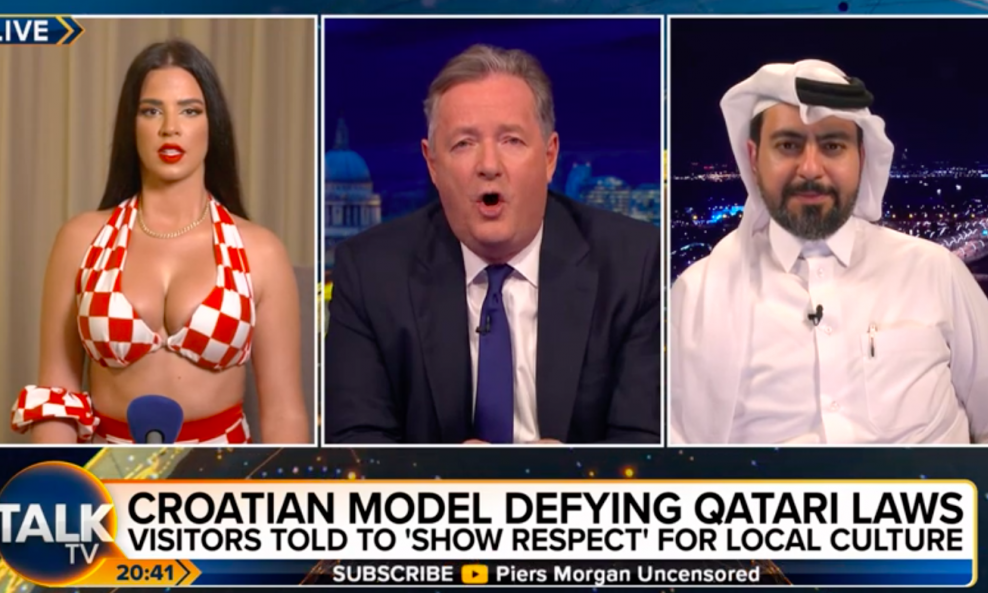 Ivana Knoll, Piers Morgan, šeik Muhamed Hasan al Džefairi