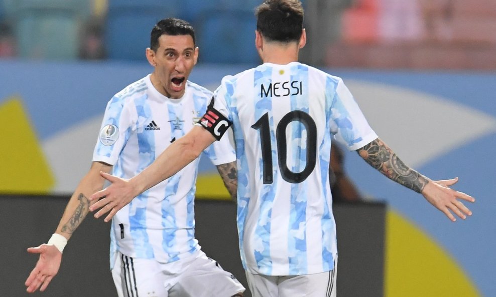 Angel Di Maria i Leo Messi