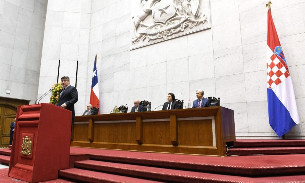 Zoran Milanović u Kongresu u Valparaisu u Čileu