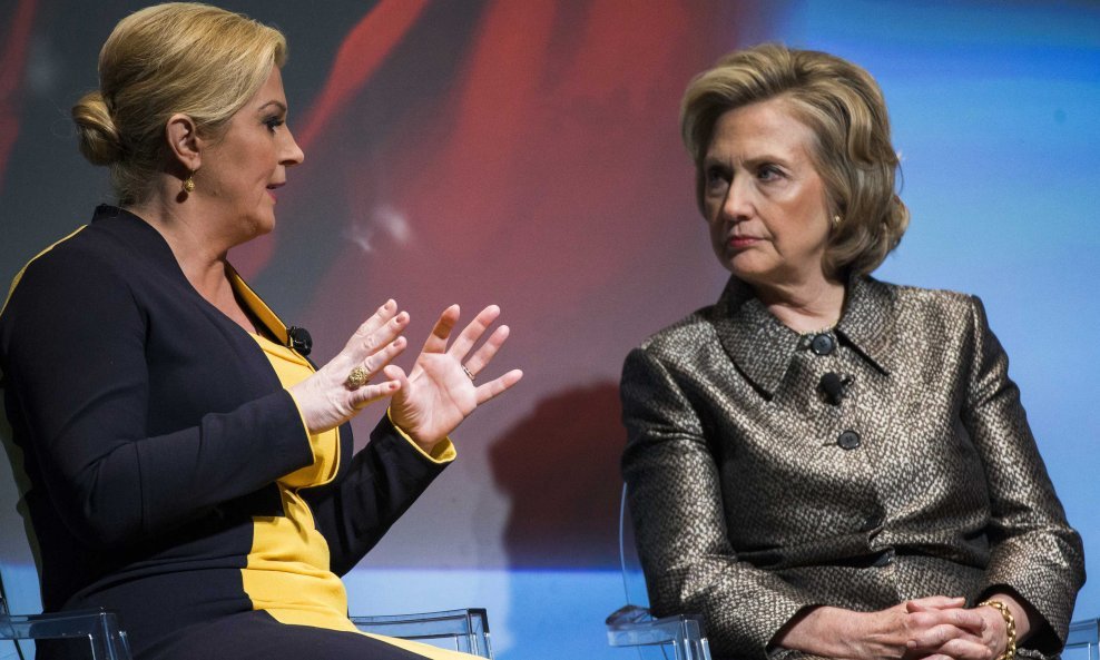 Kolinda Grabar Kitarović i Hillary Clinton