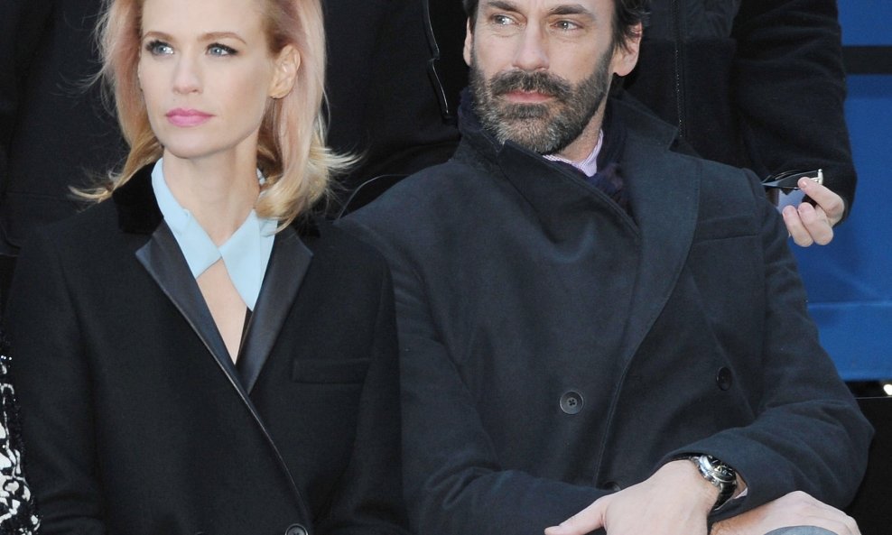 Jon Hamm i njegova partnericau seriji 'Momci s Madisona' glumica January Jones 