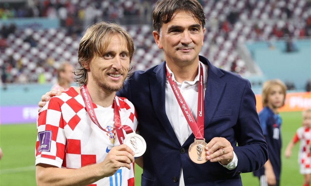 Luka Modrić i Zlatko Dalić