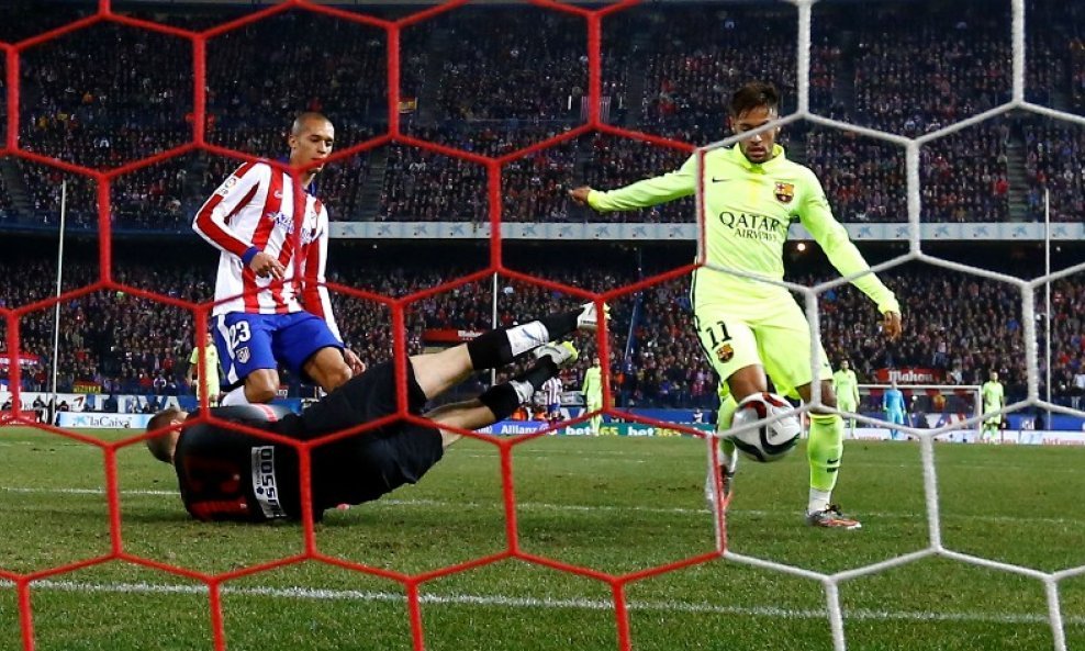 Neymar zabija Atleticu