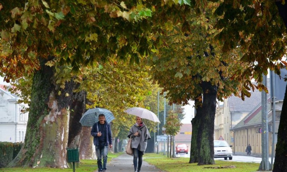 Kišno u Bjelovaru