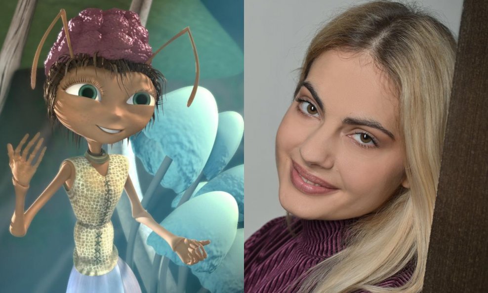 Tara Thaller u filmu 'Cvrčak i mravica' pojavljuje se u ulozi mravlje princeze Antonete