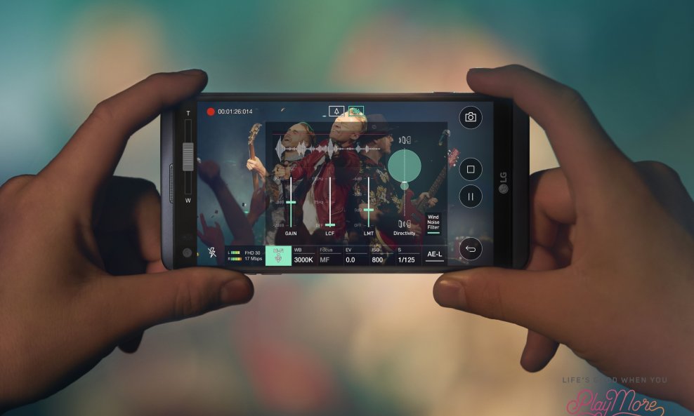 LG V20 Hi-Fi snimanje