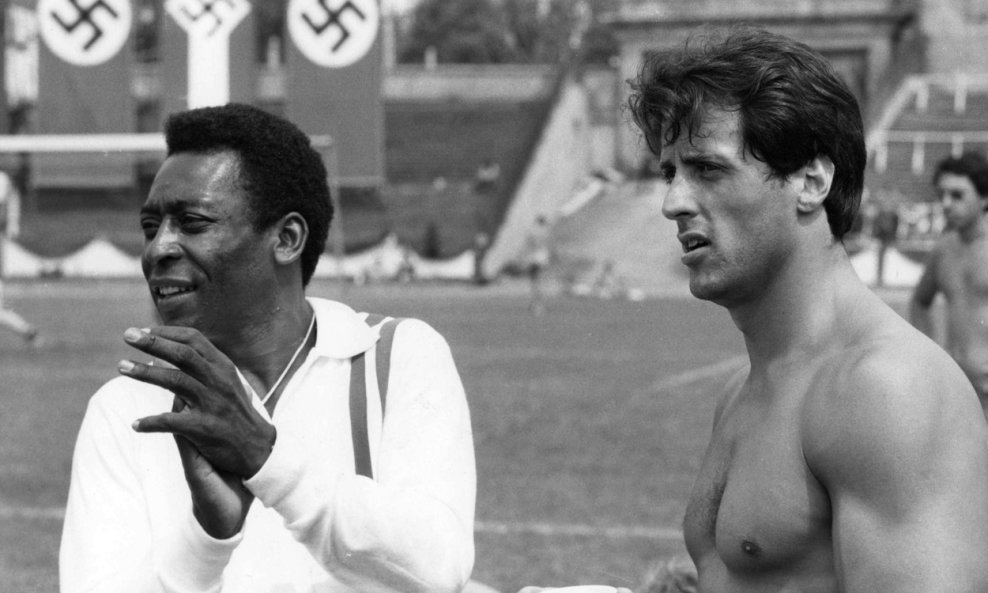 Pele i Sylvester Stallone