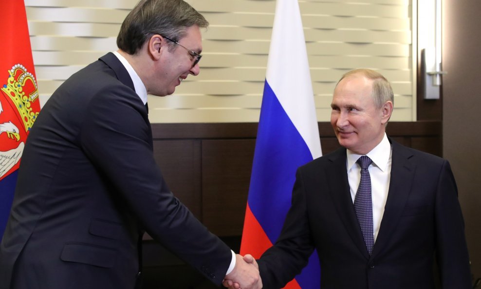 Aleksandar Vučić i Vladimir Putin