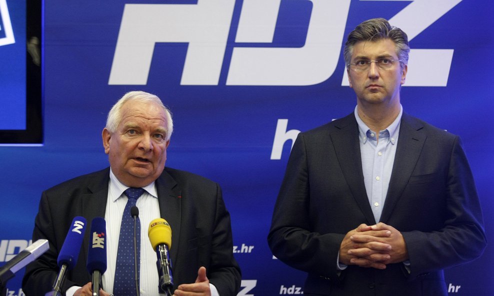 Joseph Daul i Andrej Plenković